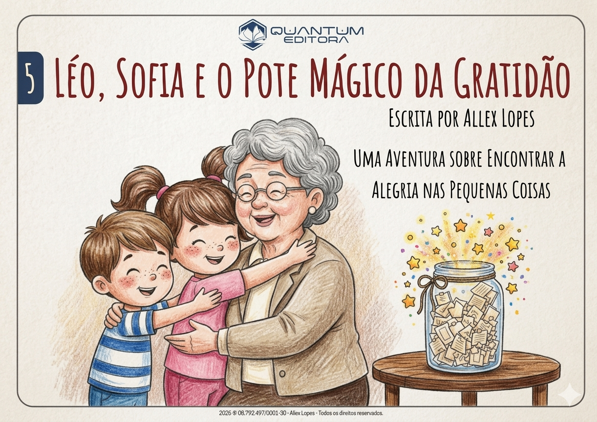 Léo, Sofia e o Pote Mágico da Gratidão
